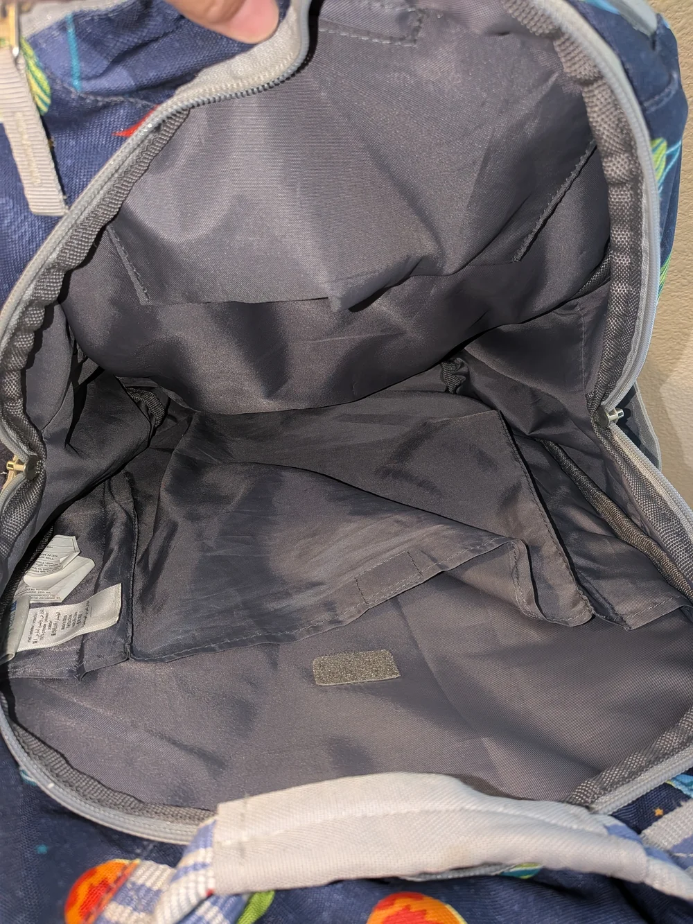 Pottery Barn Kids Space Rocket Backpack - Navy Blue